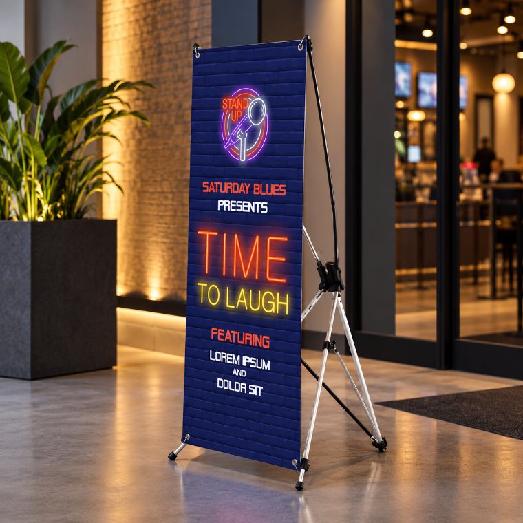 X Pop-up Banner Stand